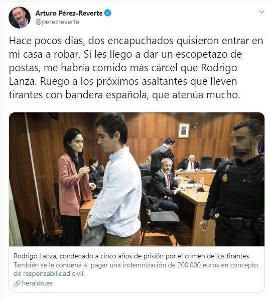 Tuit de Pérez Reverte Tuit de Pérez Reverte