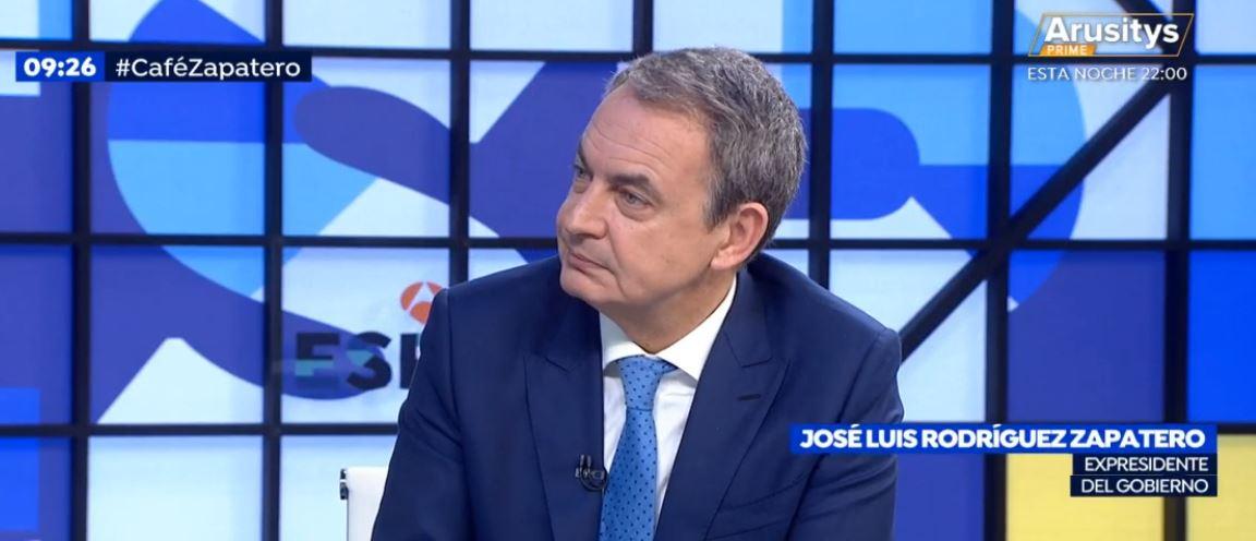 José Luis Rodríguez Zapatero, expresidente del Gobierno, en Espejo Público