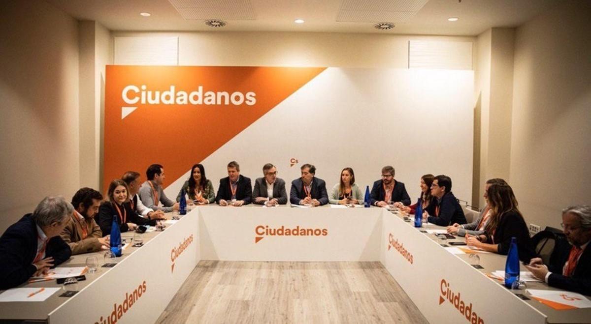 La Comisión Gestora de Ciudadanos en su primera reunión tras constituirse