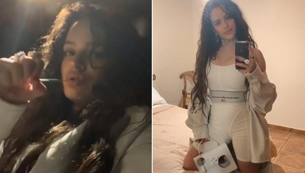 Rosalía luce sus nuevas uñas en varias publicaciones de Instagram