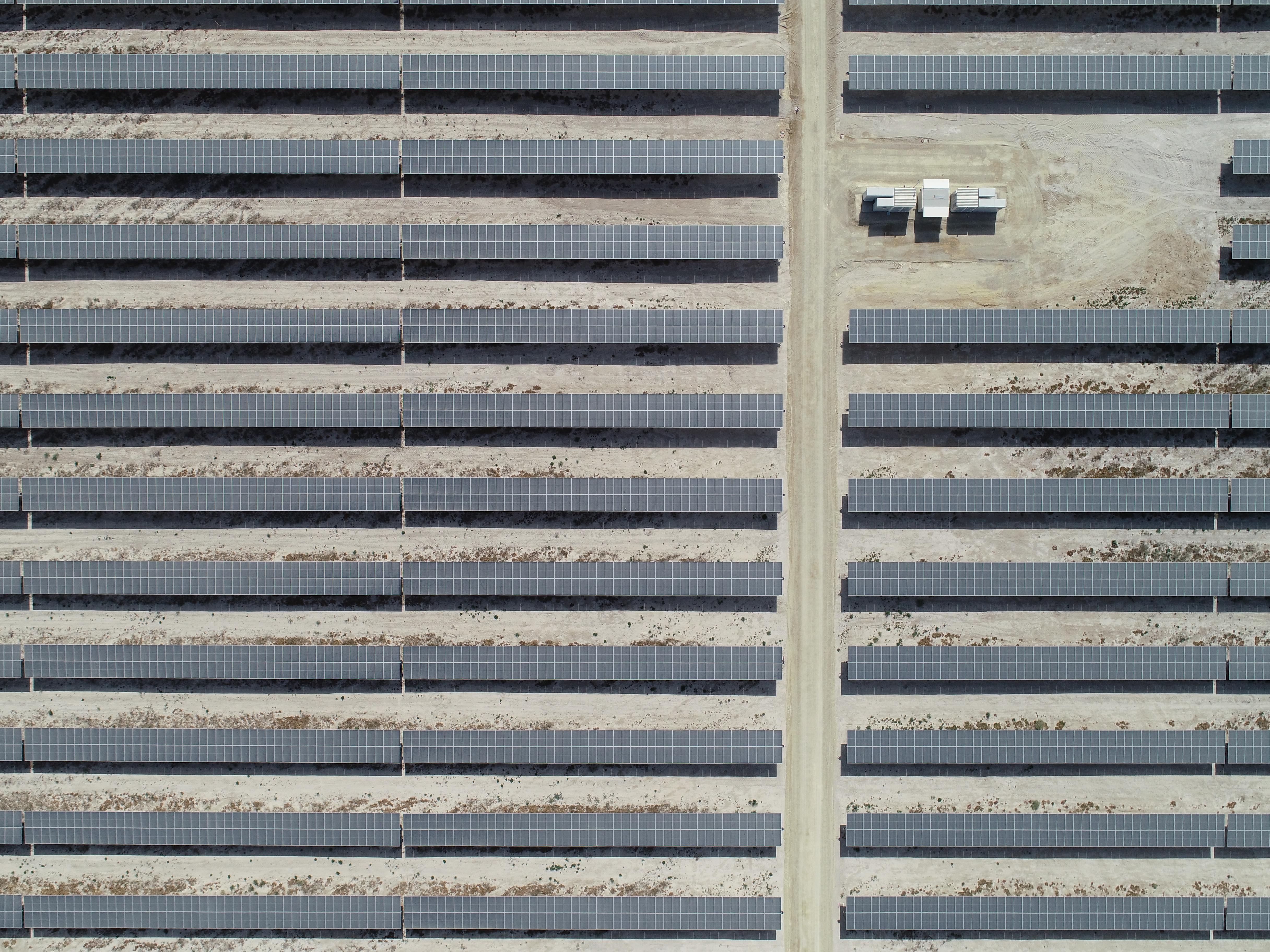 Vista de las placas solares que se ha adjudicado Endesa en la subasta