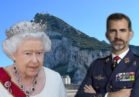 Isabel II y Felipe VI, enfrentados por Gibraltar.