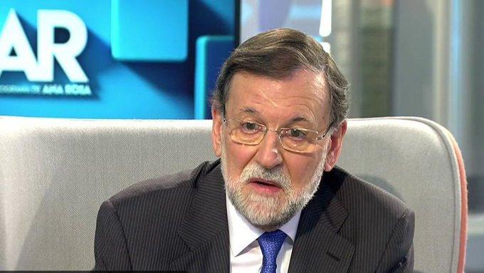 Mariano Rajoy durante su entrevista en El Programa de Ana Rosa