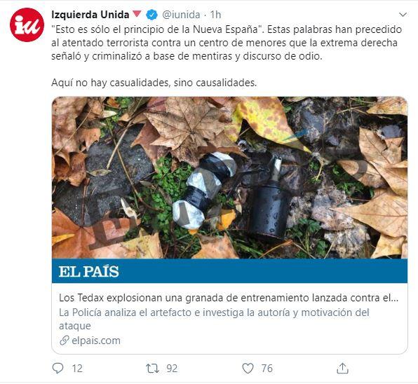 tuit Izquierda Unida tuit Izquierda Unida