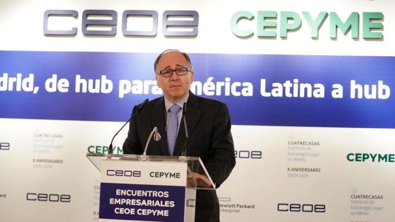 EuropaPress 2529563 Luis Gallego presidente de Iberia en los encuentros de la CEOE Cepyme