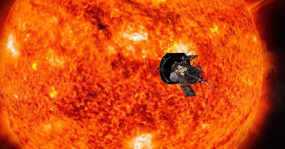La nave de la NASA en la atmósfera del sol. Revista Nature