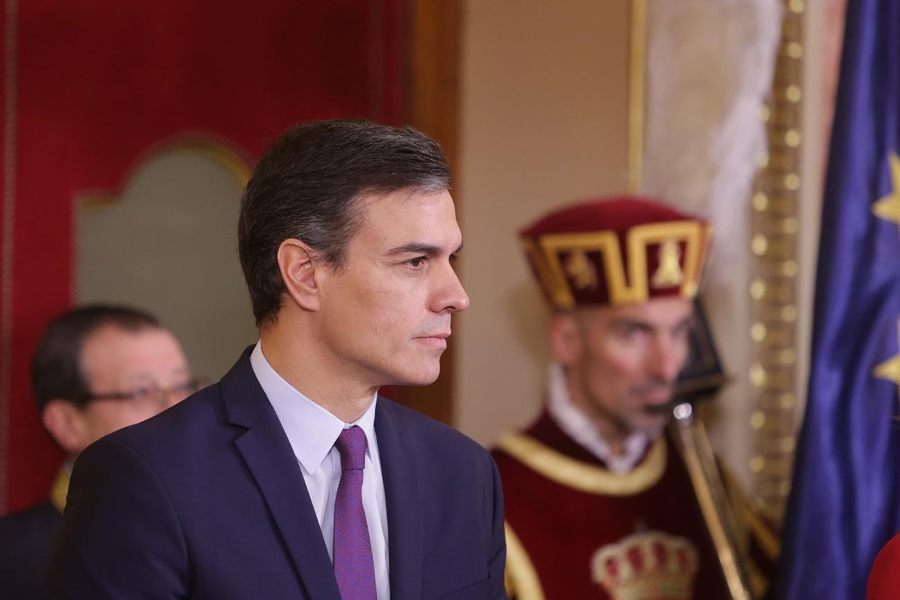 Pedro Sánchez en la conmemoración del Día de la Constitución