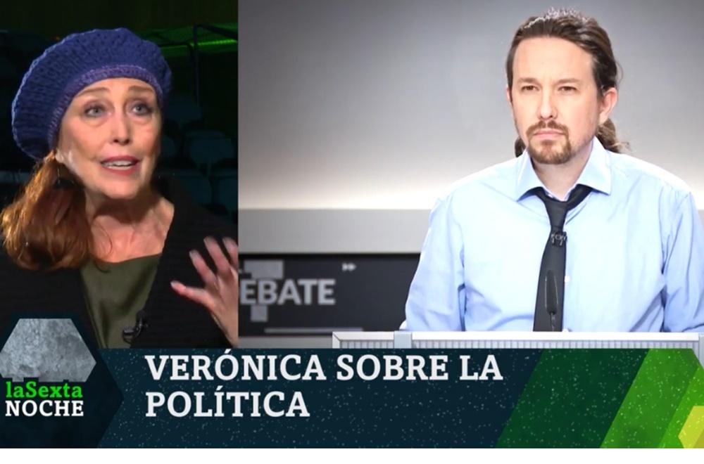 Verónica Forqué en La Sexta Noche. 