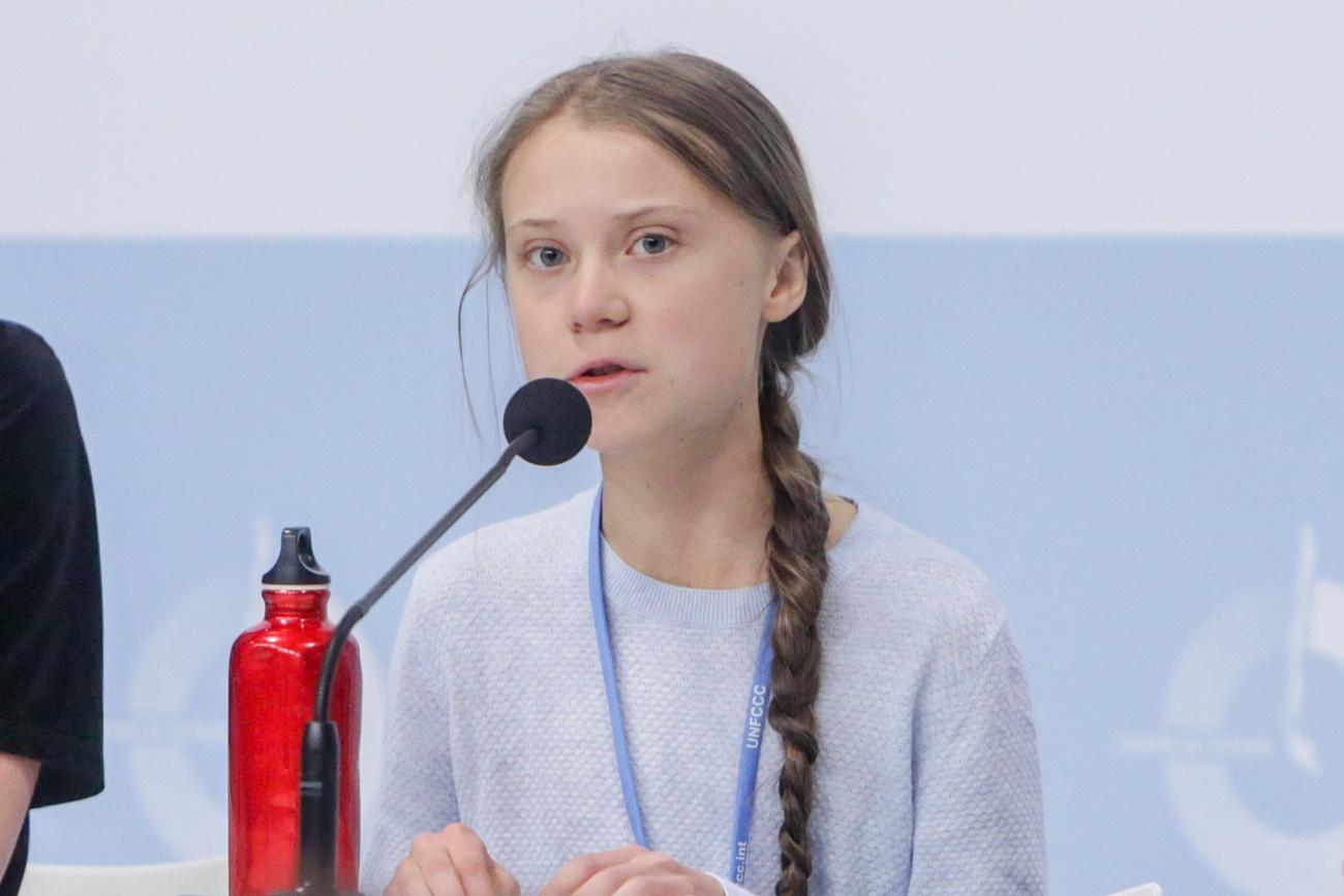 Greta Thunberg en la Cumbre del Clima