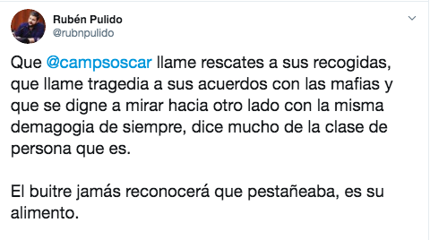 Tuit Rubén Pulido
