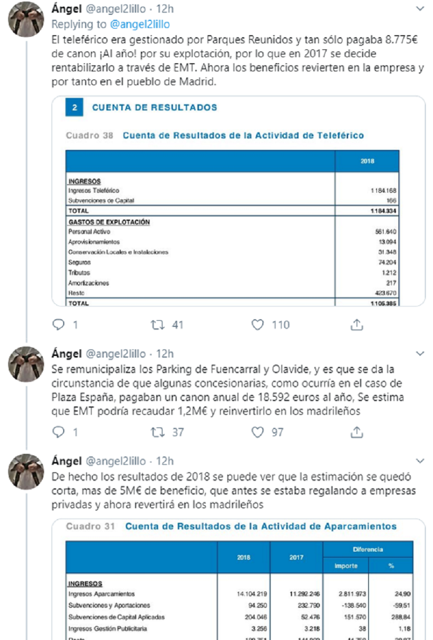 Hilo de Twitter sobre la huelga de la EMT 3 Hilo de Twitter sobre la huelga de la EMT 3
