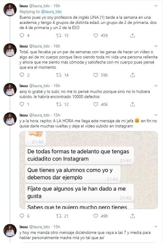 Hilo de Twitter Laura 1 Hilo de Twitter Laura 1