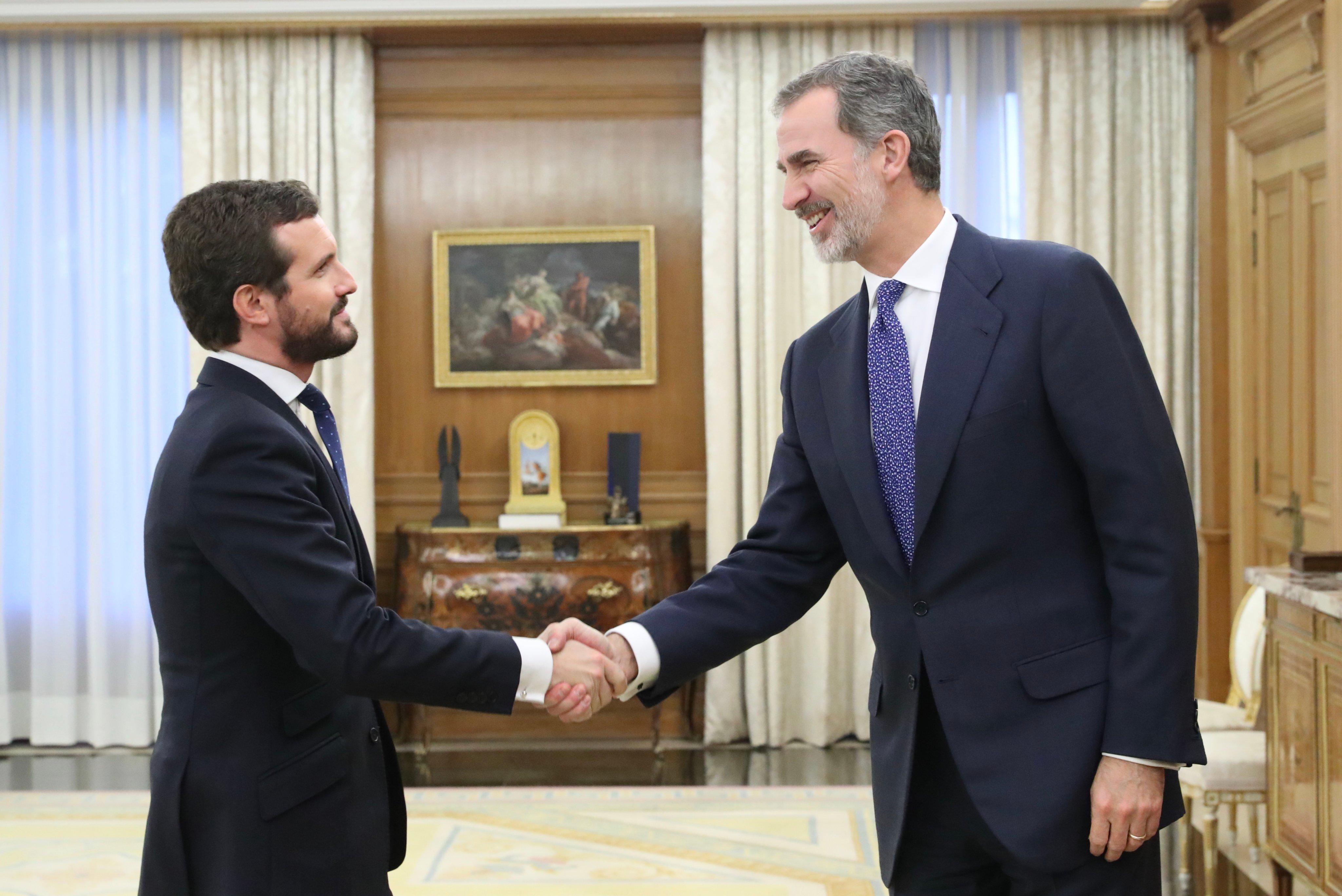 Felipe VI se reúne con Pablo Casado