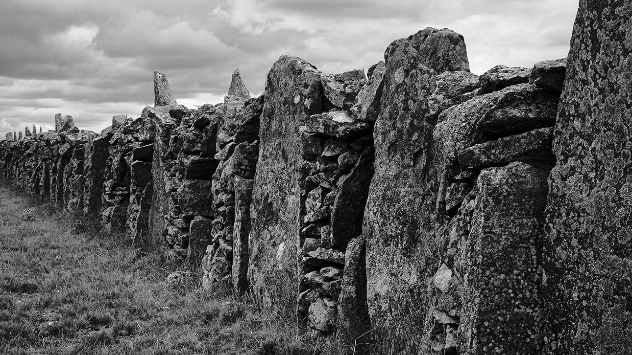 Pared de piedra seca en Bermillo de Sayago. Foto: Fernando Sánchez Alonso