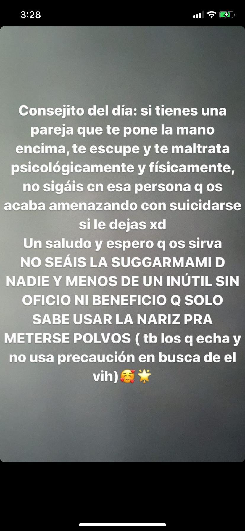 Valeria Quer denuncia en Instagram la brutal paliza de su expareja