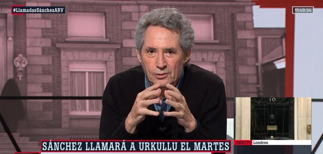 Miguel Ríos, en el plató de Al Rojo Vivo