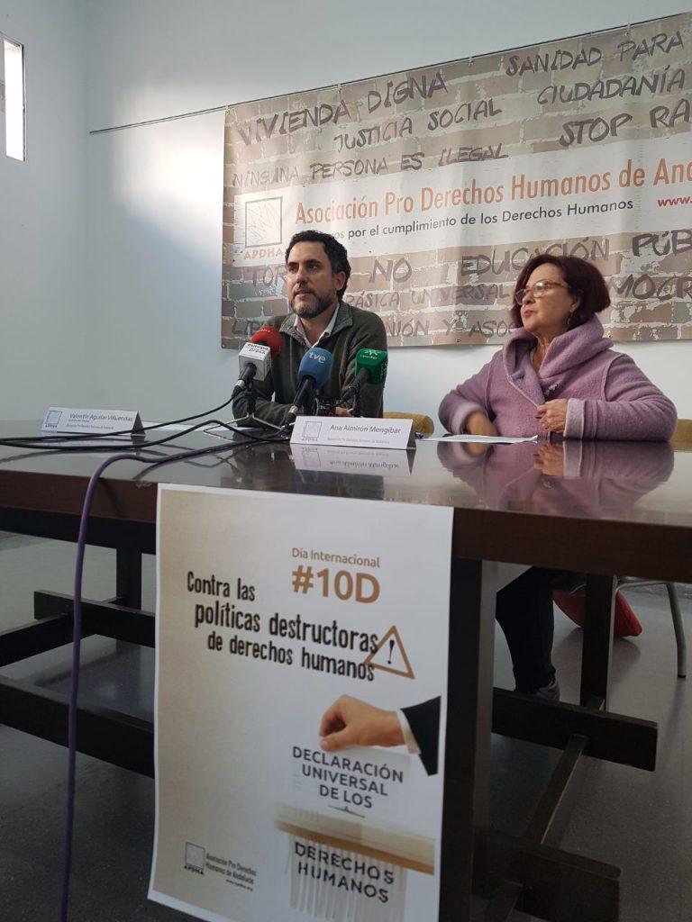 La Asociación Pro Derechos Humanos de Andalucía (APDHA).