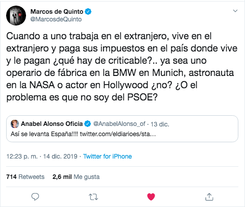 Tuit Marcos de Quinto