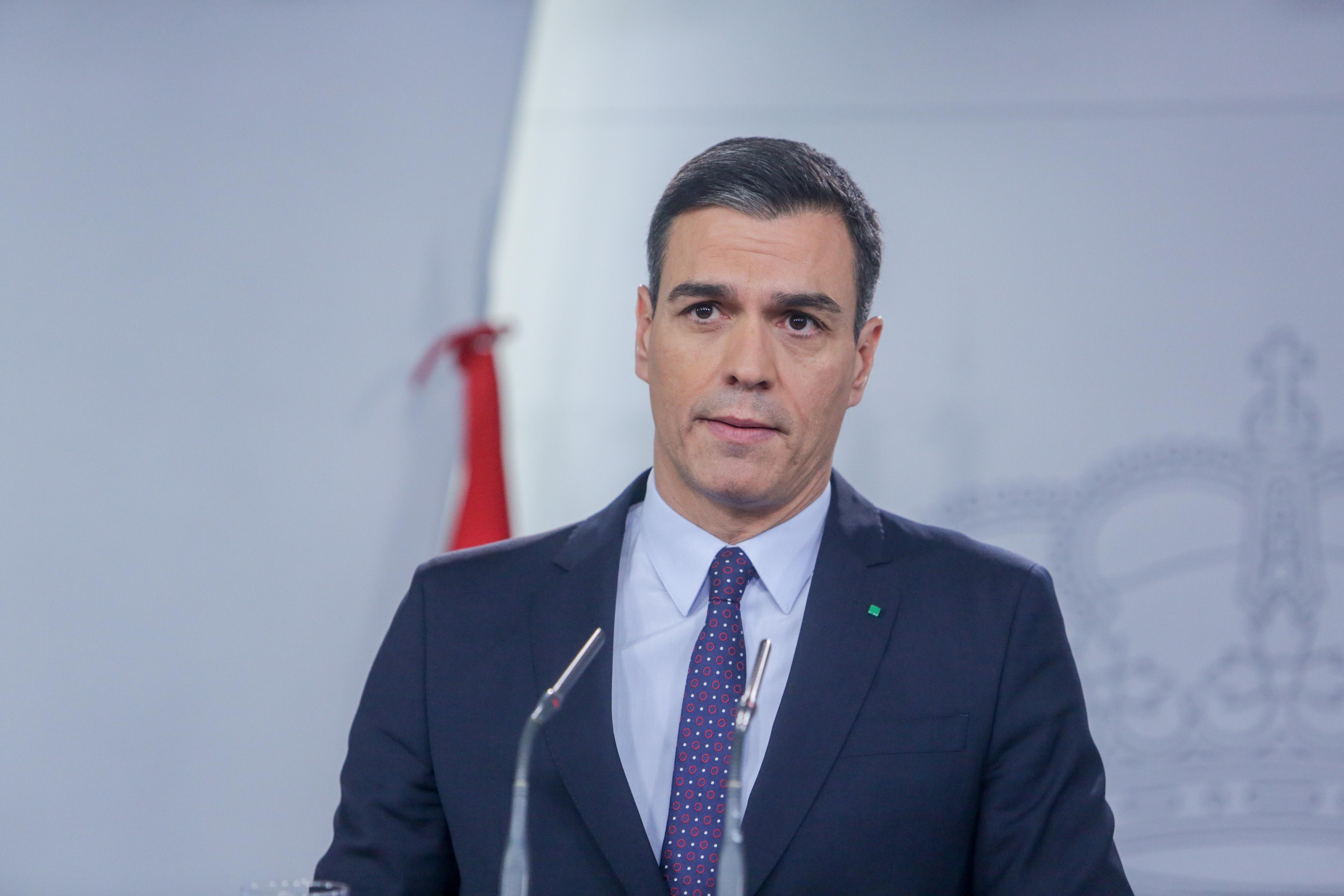 El presidente del Gobierno en funciones Pedro Sánchez 