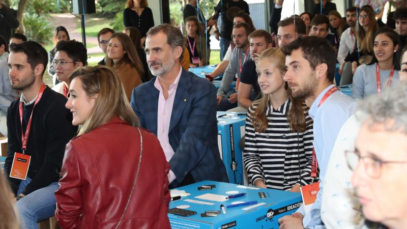 Rey y Princesa en los Premios Princesa de Girona. © Casa de S.M. el Rey