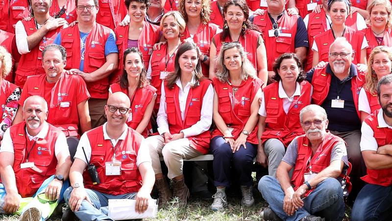 La Reina Letizia en su viaje de cooperación en Mozambique. © Casa de S.M. el Rey