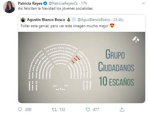 Tuit de Patricia Reyes Tuit de Patricia Reyes
