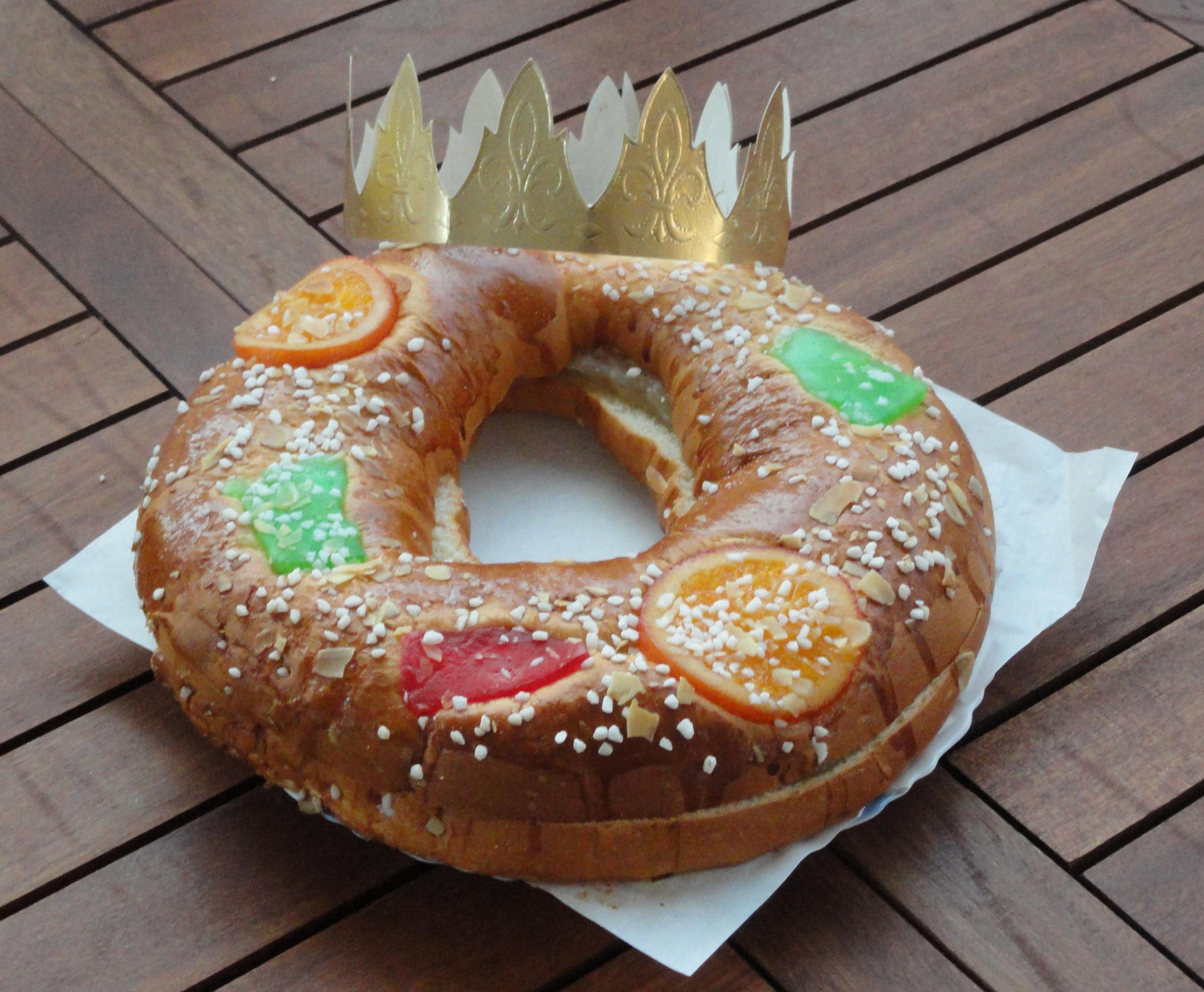 Roscón de Reyes. Fuente Wikimedia