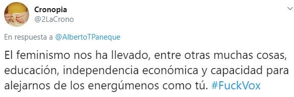 Respuestas en Twitter a Alberto Tarradas