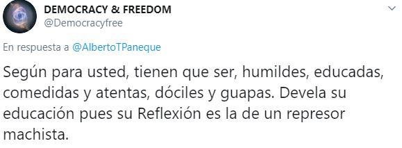 Respuestas en Twitter a Alberto Tarradas 3