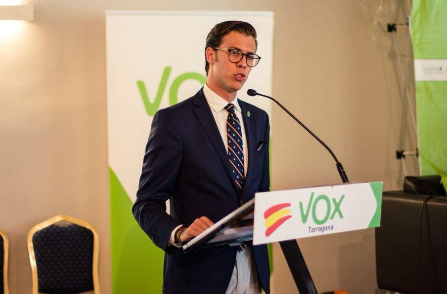 El líder de Vox Gerona, Alberto Tarradas.