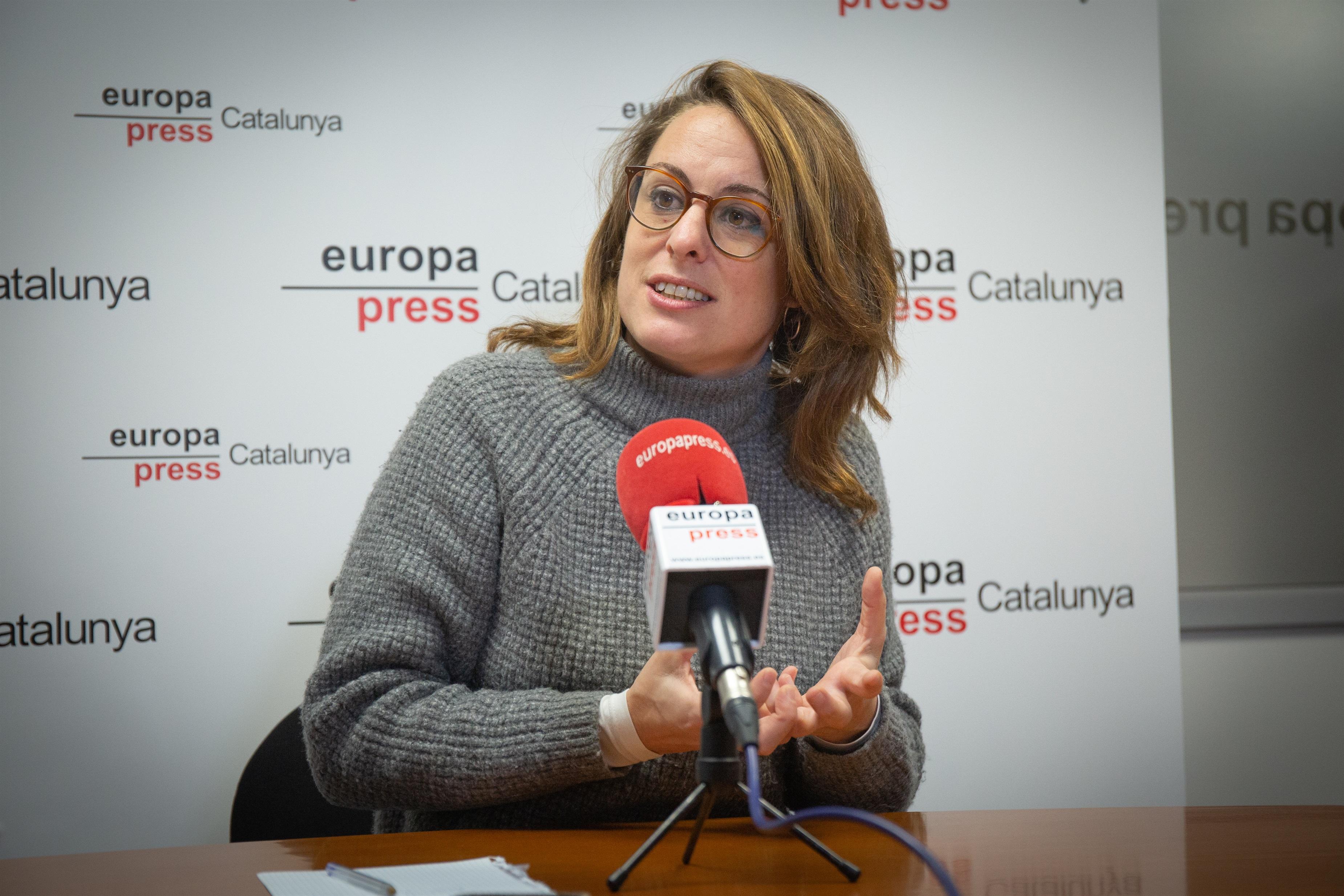 La diptuada de la CUP en el Congreso Mireia Vehí. Fuente: Europa Press.