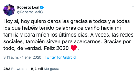 Tuit Roberto Leal Tuit Roberto Leal