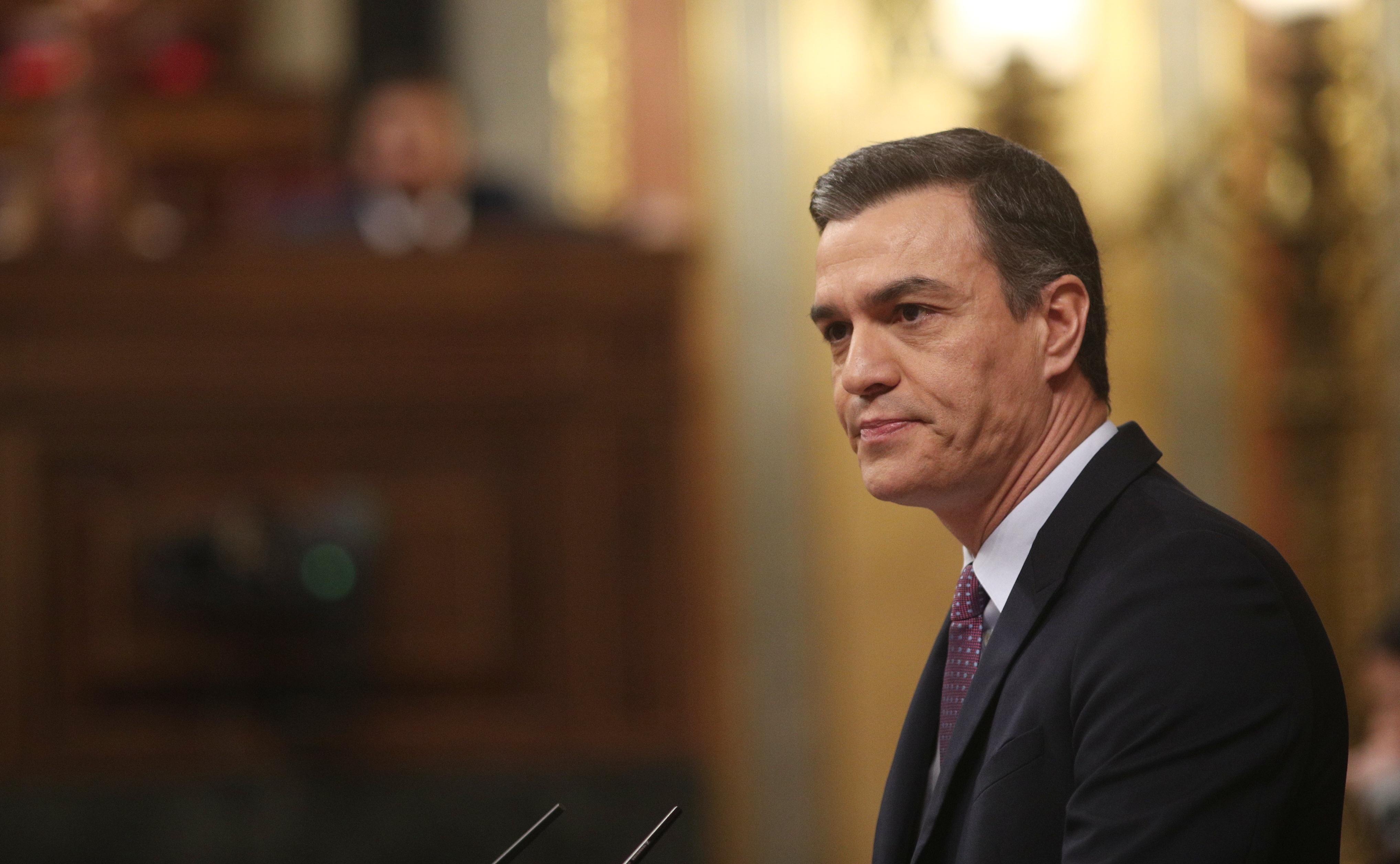 Pedro Sánchez llega al Congreso de los Diputados 1