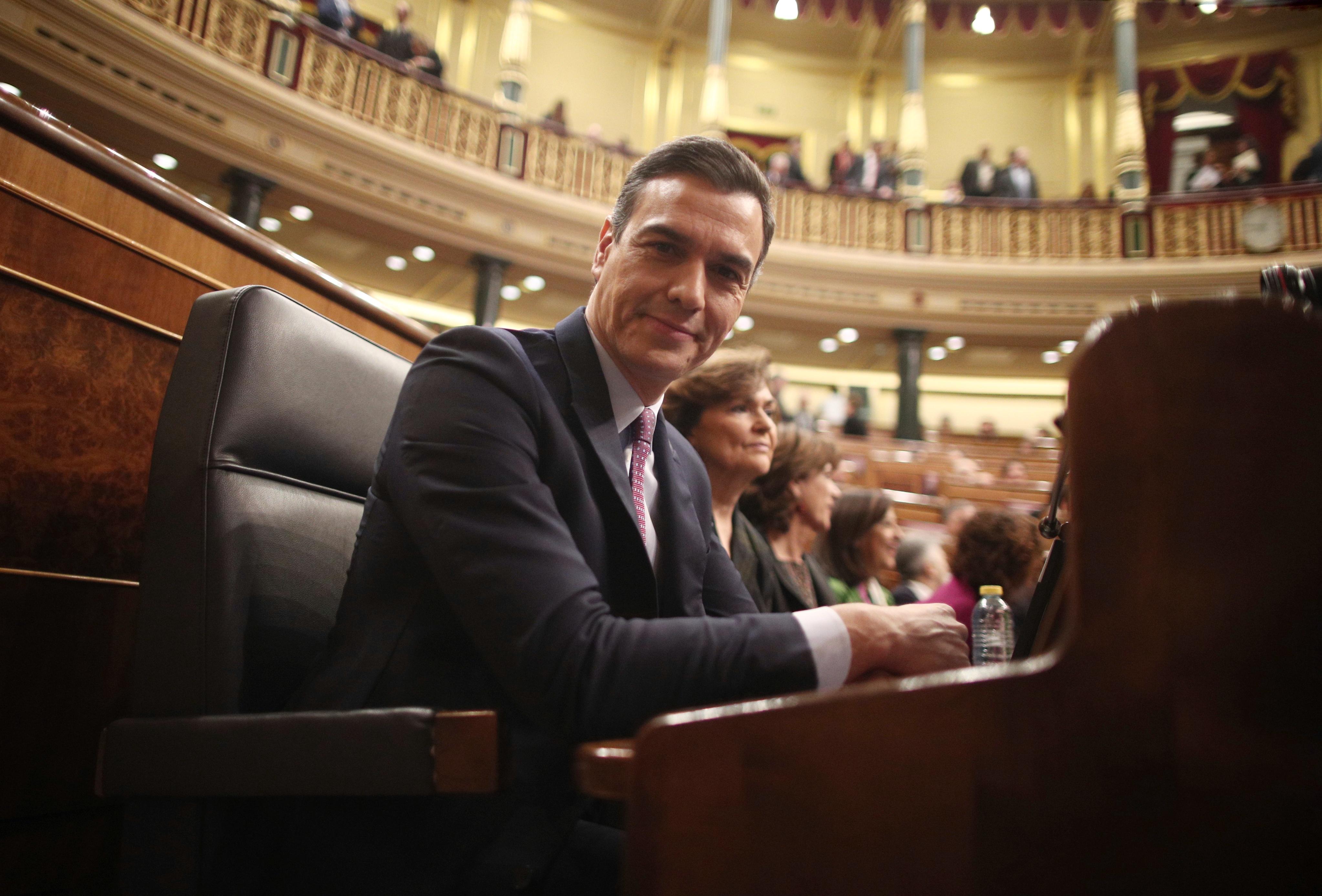 Pedro Sánchez llega al Congreso de los Diputados 4