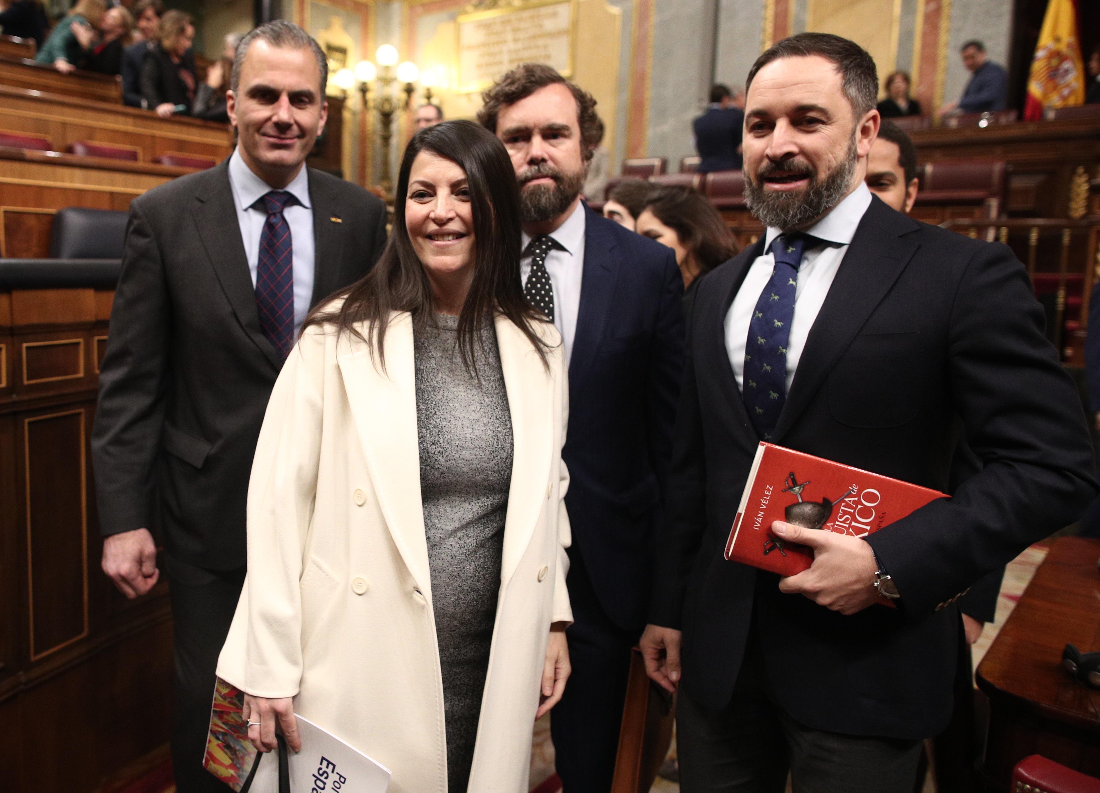 Los principales líderes de Vox en el Congreso