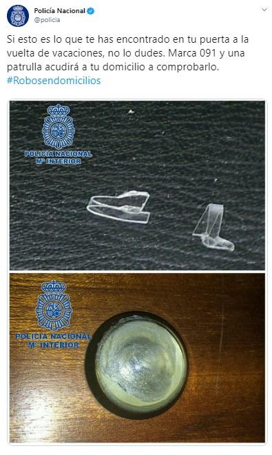 Tuit advertencia policía Tuit advertencia policía