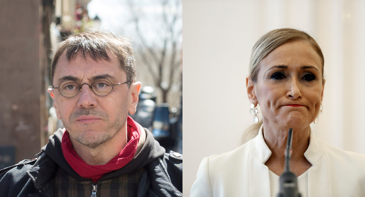 Juan Carlos Monedero y Cristina Cifuentes