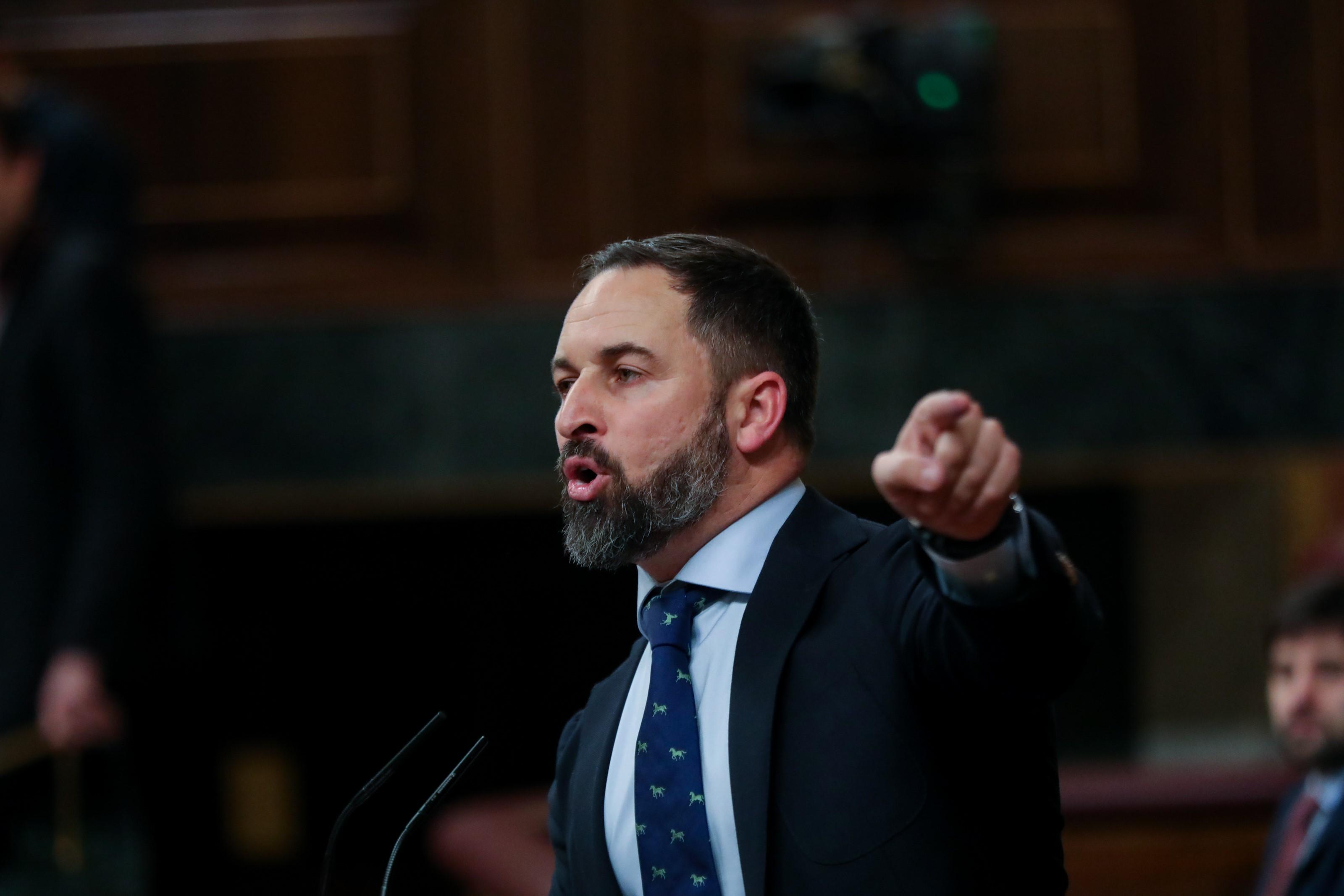 El presidente de Vox Santiago Abascal