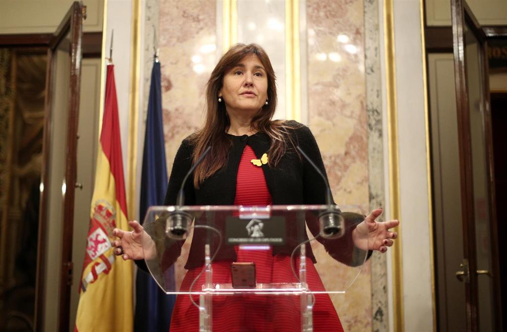 Laura Borrás, portavoz en el Congreso de los Diputados de Junts per Catalunya. Europa Press