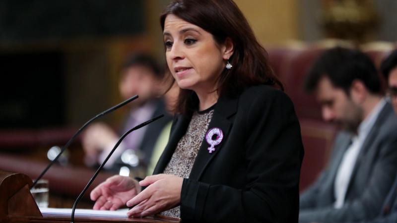 La portavoz del PSOE en el Congreso Adriana Lastra. Europa Press