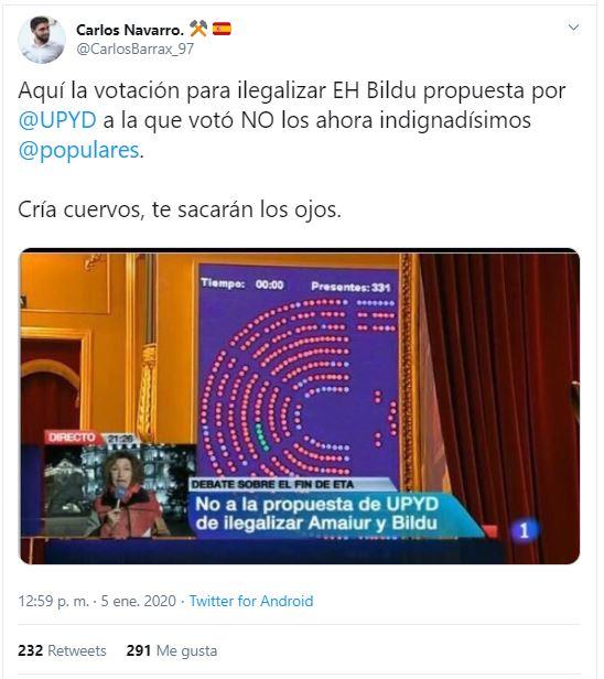 Tuit UPyD, PP, Bildu