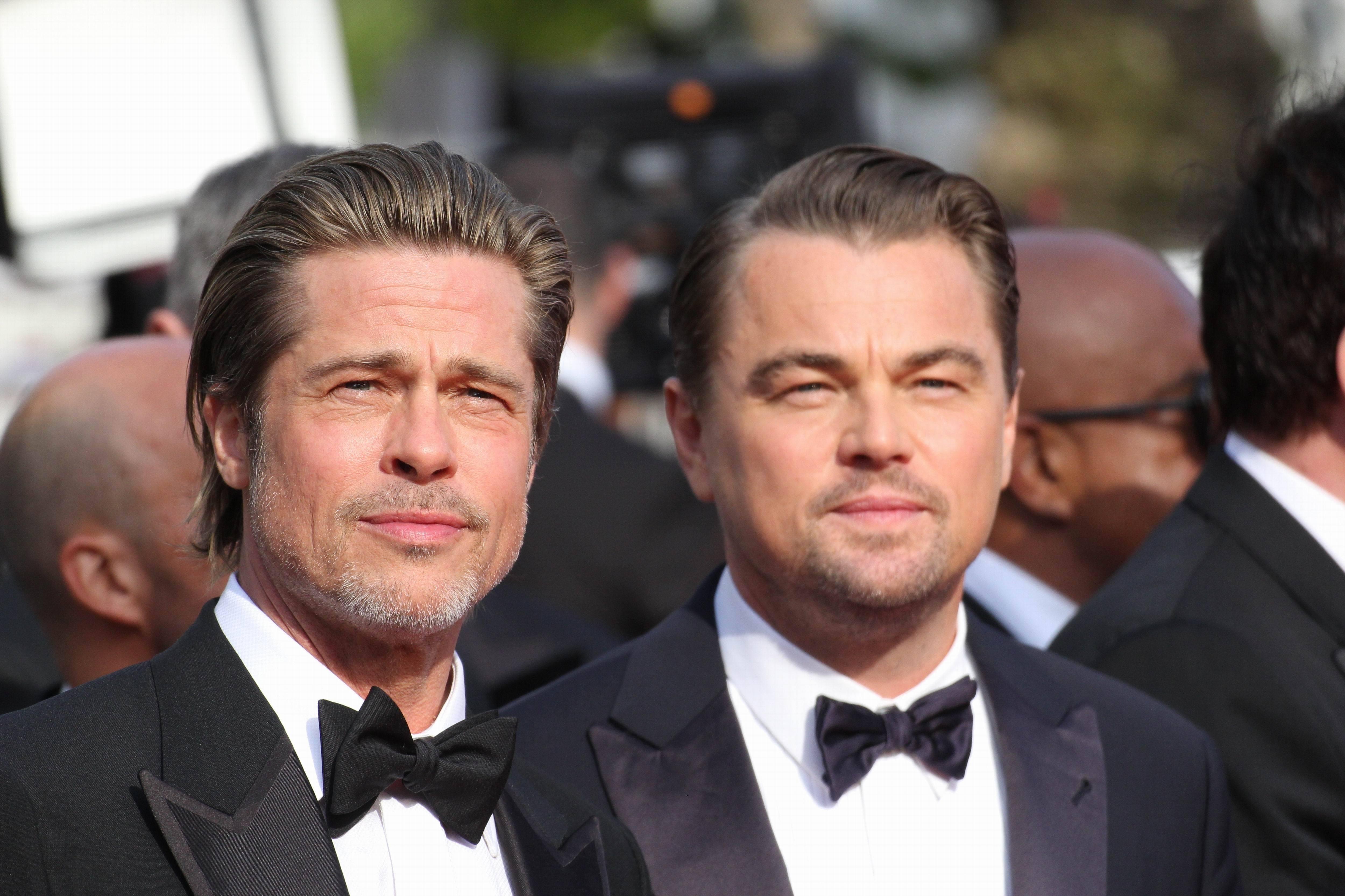 Brad Pitt (izquierda) y Leonardo di Caprio en una imagen de archivo. Fuente: Europa Press.