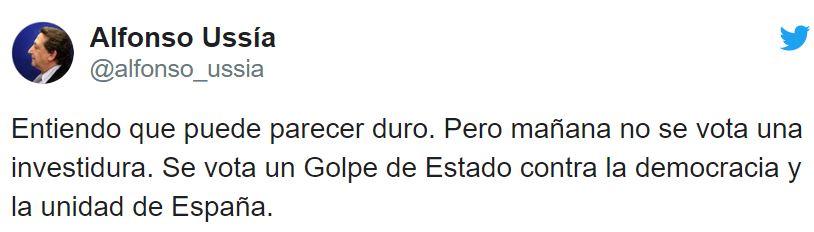 El mensaje de Alfonso Ussía en redes sociales