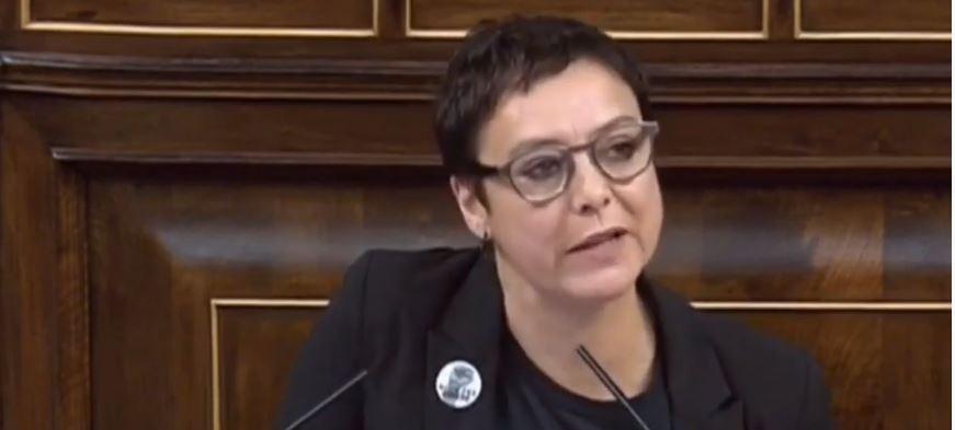 Montserrat Bassa, hermana de Dolors, en el Congreso de los Diputados