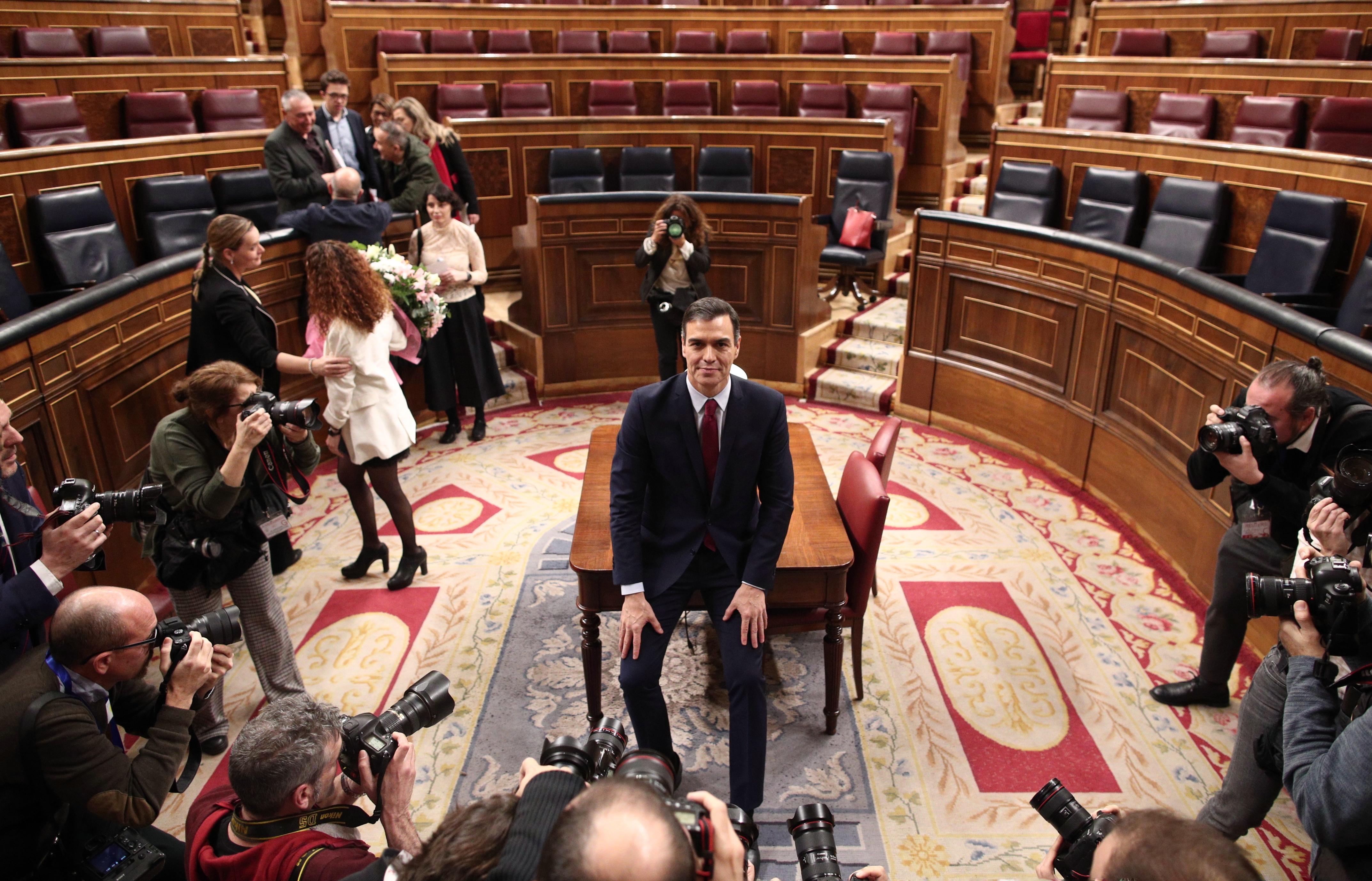 El presidente del Gobierno, Pedro Sánchez