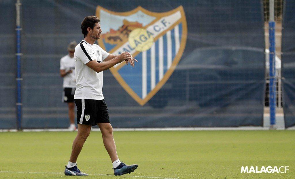 Víctor Sánchez del Amo, entrenador del Málaga FC. Twitter