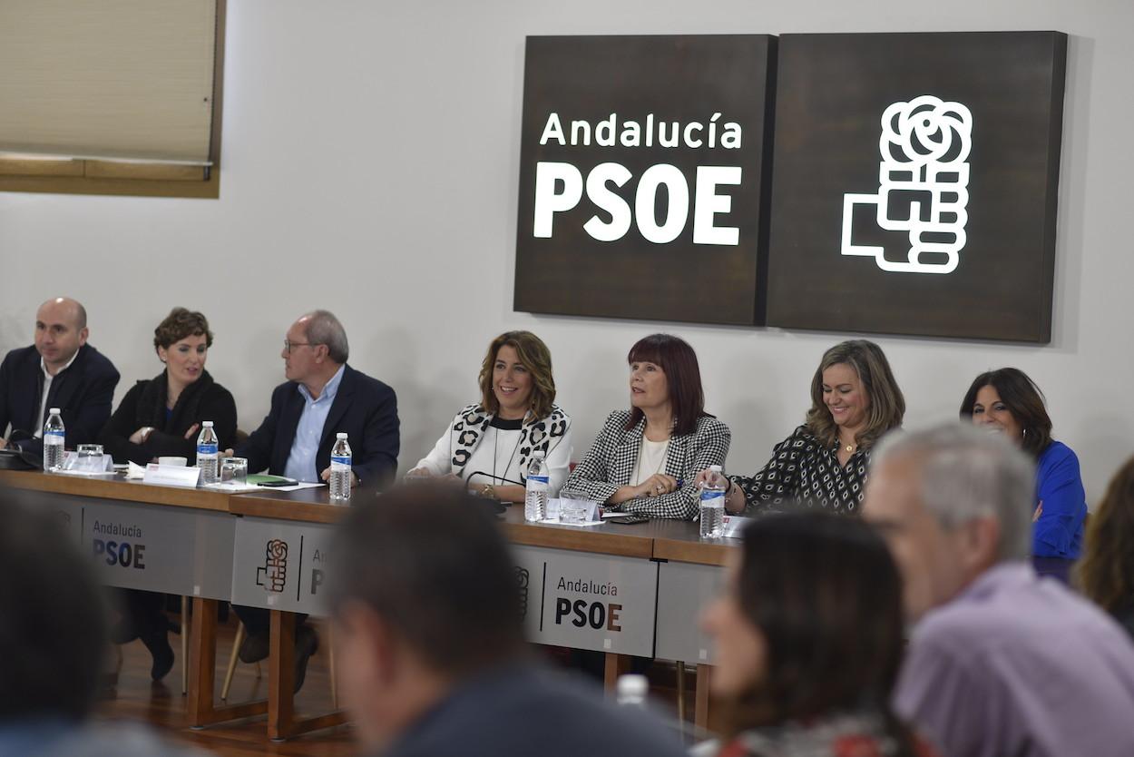 Reunión de hoy de la Ejecutiva Regional del PSOE andaluz.