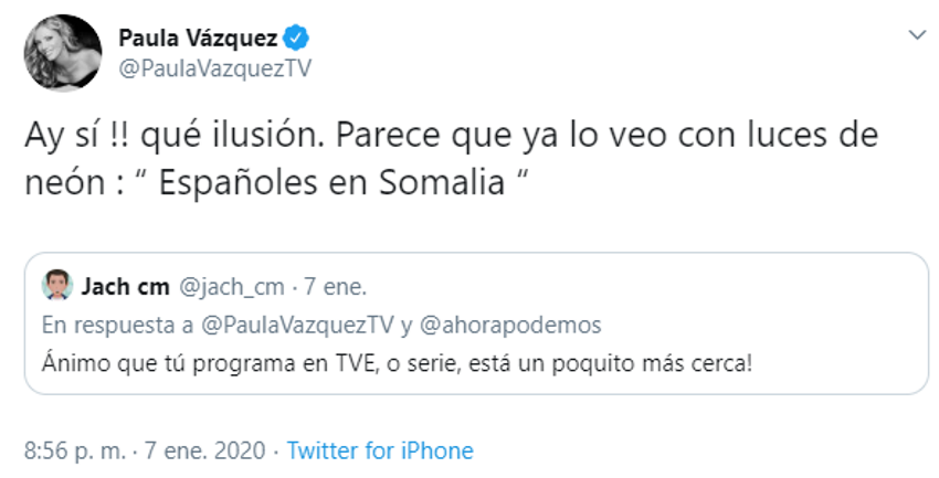 Tuit de Paula Vázquez