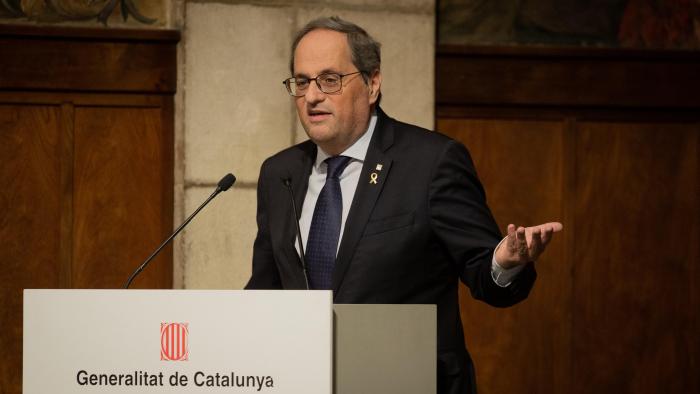Se vuelve a suspender el pleno del Parlament de Cataluña