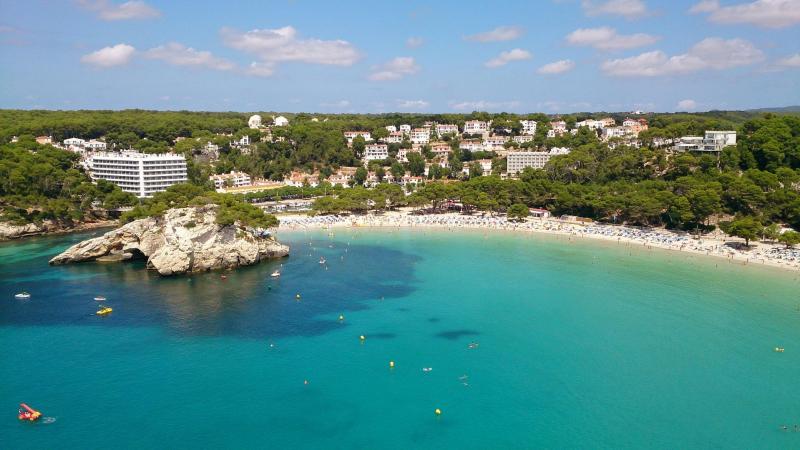 Imagen de las playas de Menorca